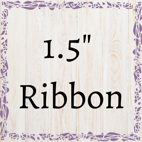 1.5x10yd Vertical Stripe Ribbon Lavender/White