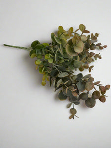 13" Eucalyptus Bouquet Gr/Brn