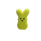 Flocked Styrofoam Bunny 6.25" (Choose Color)