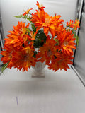 19” DAHLIA X 12 Orange