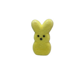 Flocked Styrofoam Bunny 6.25" (Choose Color)