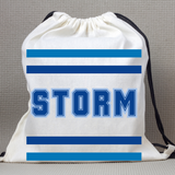 Sangamon Valley Storm Team Spirit Drawstring Bag (Personalization option)