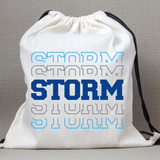 Sangamon Valley Storm Team Spirit Drawstring Bag (Personalization option)