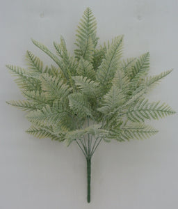 Flocked Leather Fern X10 21"