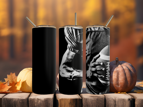 Football Player 20oz Duo Tumbler (Personalized Optional)