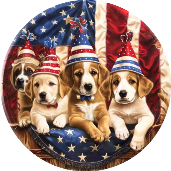 Patriotic USA Party Puppies - Labrador Puppies (Choose Size)