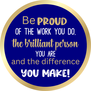 Be Proud Inspiring Wreath Sign