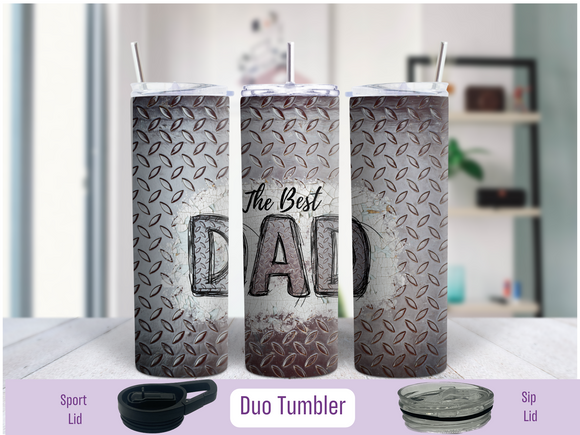 Dad Cup  (Personalized Optional)  20 Oz Duo Tumbler