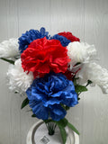 CARNATION BSHX12 Red, white, Blue