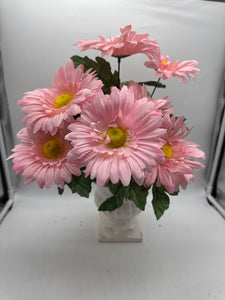 18” AFRICAN DAISY X 9 Pink