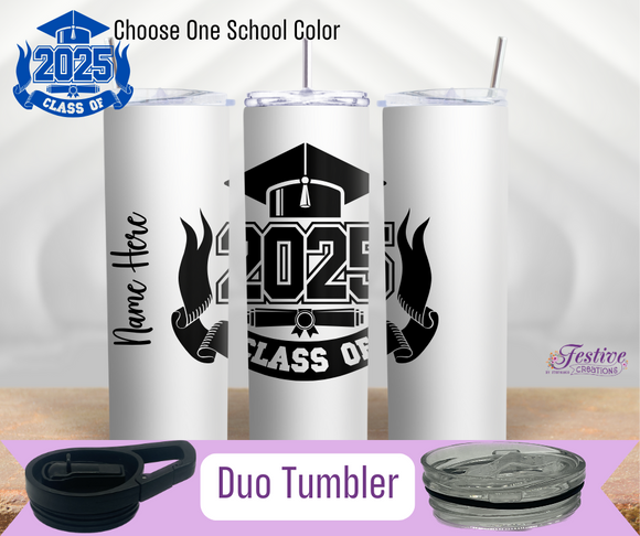 2025 Graduation 20 Oz Duo Tumbler (Personalized Optional)