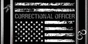 12"x6" Correctional Officer Metal Sign