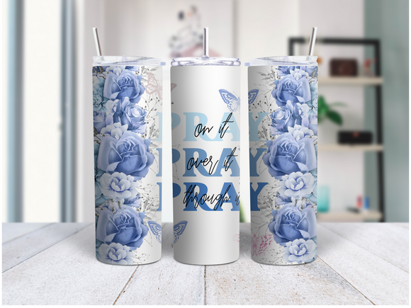 Pray On It, (Personalized Optional)  20 Oz Duo Tumbler
