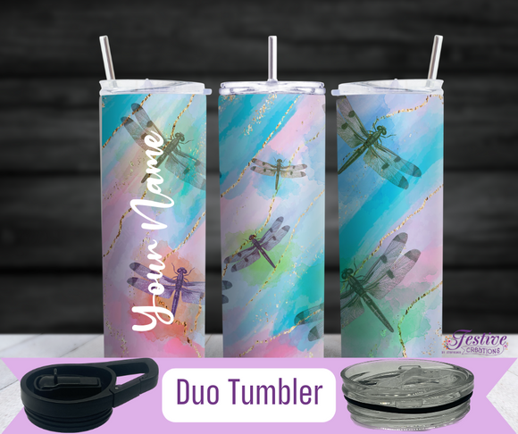 Dragon Fly Tumbler (Personalized Optional)