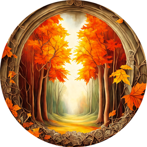 Fall Scenery Portrait ( Choose Size)