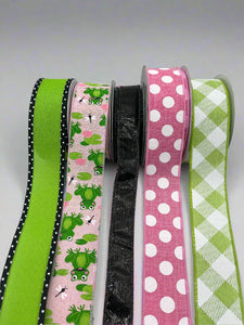 Frogs & Fun Ribbon Set