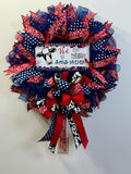 Red, White and Moo Cow Wreath Kit