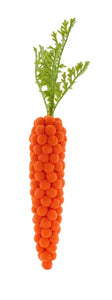 12"L Carrot Ornament Orange