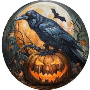 Halloween Raven (Choose Size)