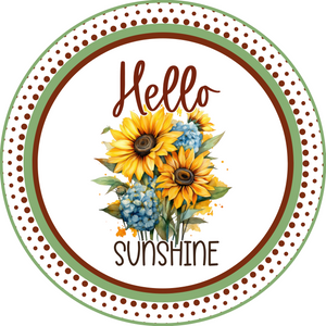 Hello Sunshine Sunflower Bouquet (Choose size)