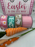 Easter Bunny Carrot Patch Wreath Kit