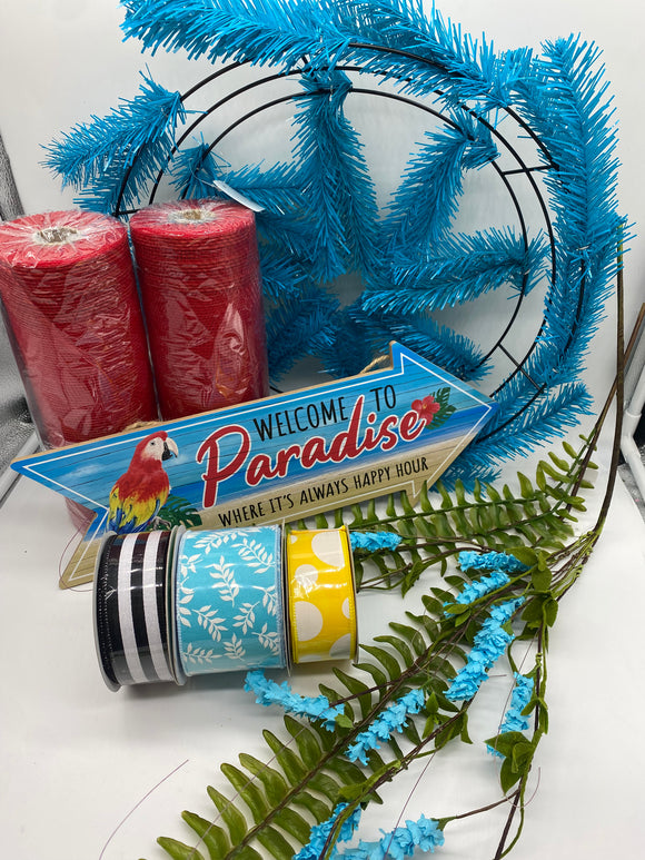 Welcome To Paradise Wreath Kit
