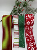 Snowflake Sparkle 4 Roll Ribbon Bundle