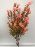 17" Mini Lotus Plastic Bush Pale Pink x9