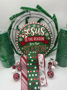 Jesus Is The Reason Wreath Kit