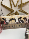 Hay Girl Hay Cow Wreath Kit
