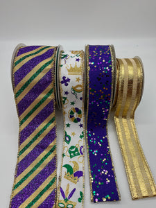 Mardi Gras Fat Tuesday Ribbon Bundle
