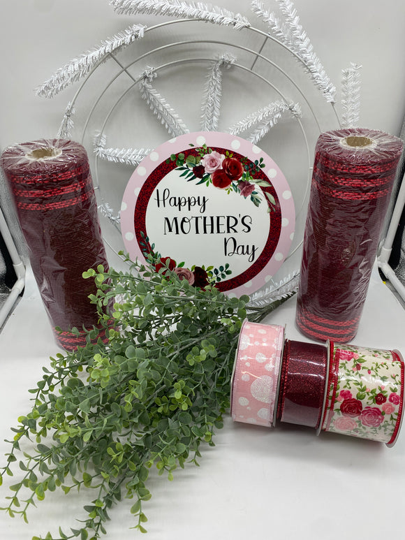 Mother's Day Roses Wreath Kit