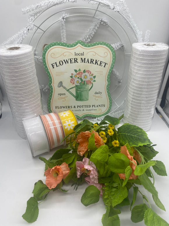 Flower Market Wreath Kit