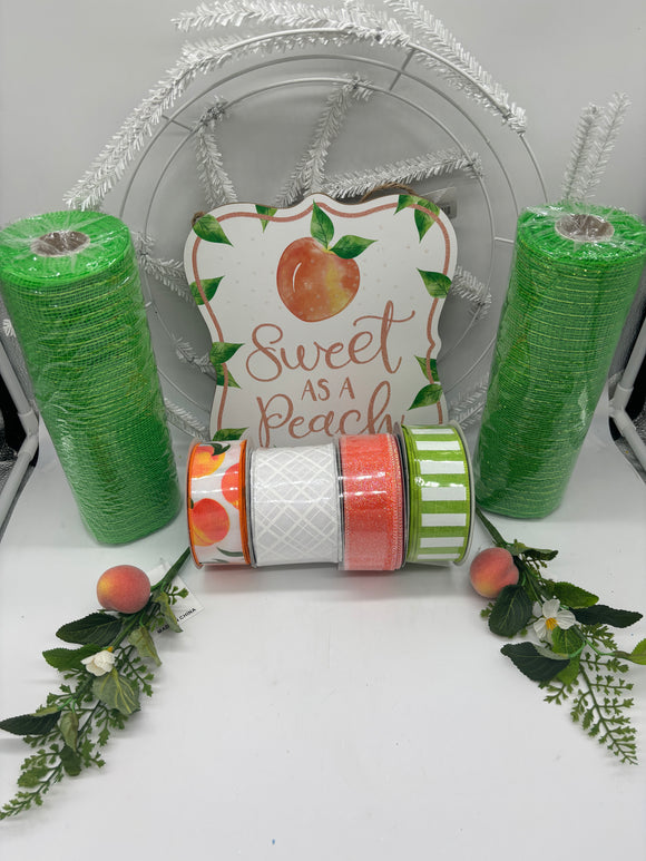 Sweet As A Peach Wreath Kit
