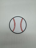 4" Diameter Hard Plastic Baseball Decorative Attachment