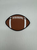 4" x 2.5" Hard Plastic Football Decorative Attachment