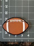 4" x 2.5" Hard Plastic Football Decorative Attachment