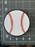 4" Diameter Hard Plastic Baseball Decorative Attachment