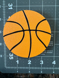 3.5" Hard Round Plastic Basketball Decorative Attachment