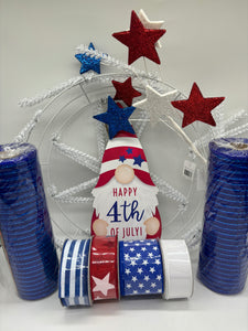 4th of July Gnome Wreath Kit