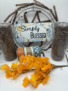 Simply Blessed DIY Wreath Kit