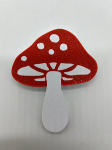 3.5" x 3" Hard Plastic Mushroom Decorative Attachment