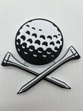 4.5" x 4.5" Hard Plastic Golf Decorative Attachment