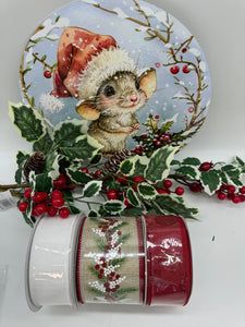 Merry Christmas Mouse Ribbon and Sign Kit