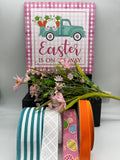 Easter Bunny Truck Sign and Ribbon Bundle