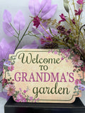 Grandma's Garden Sign and Ribbon Bundle