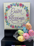 Easter Blessings Sign and Ribbon Bundle