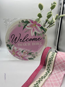 Welcome To Our Home  Wreath Bundle