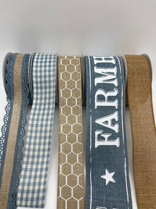 Rustic Farmhouse Ribbon Bundle