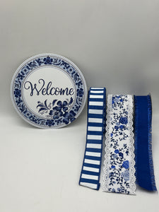 Blue & White Elegance Welcome Kit